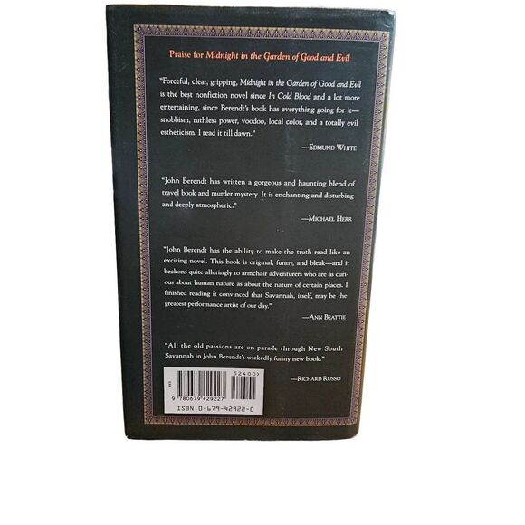 Midnight in the Garden of Good and Evil: A Savannah Story, Autographed  by John - Picture 2 of 8